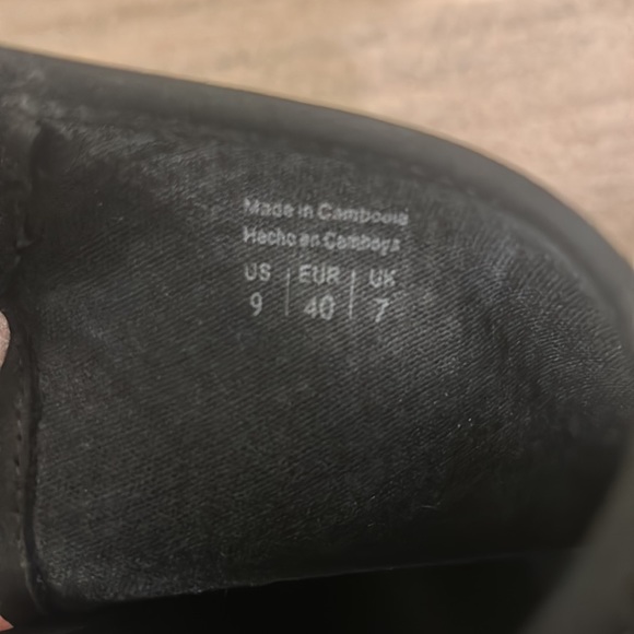 ALDO Black Sling back open toe heels. 4 inch heel - Picture 2 of 5